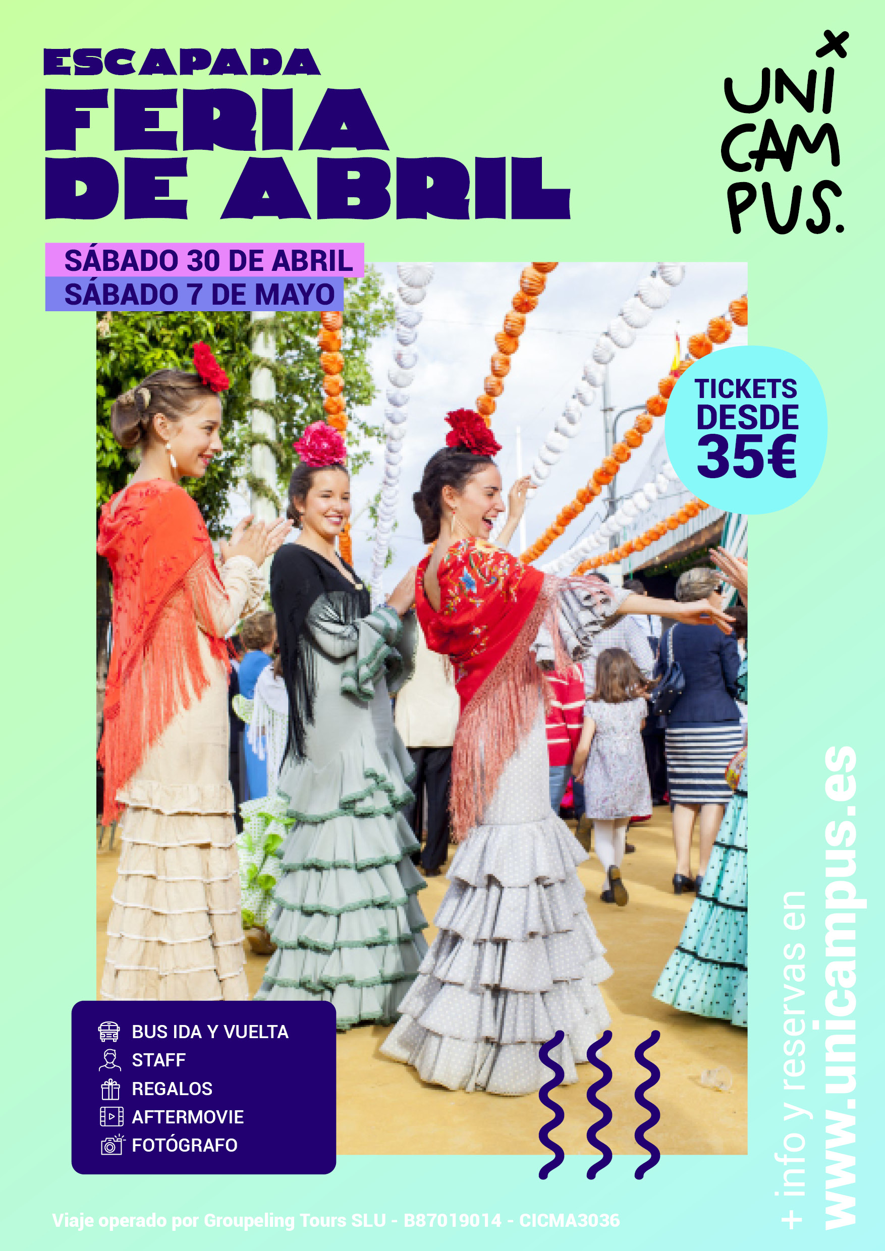 Escapada a la Feria de Abril de Sevilla