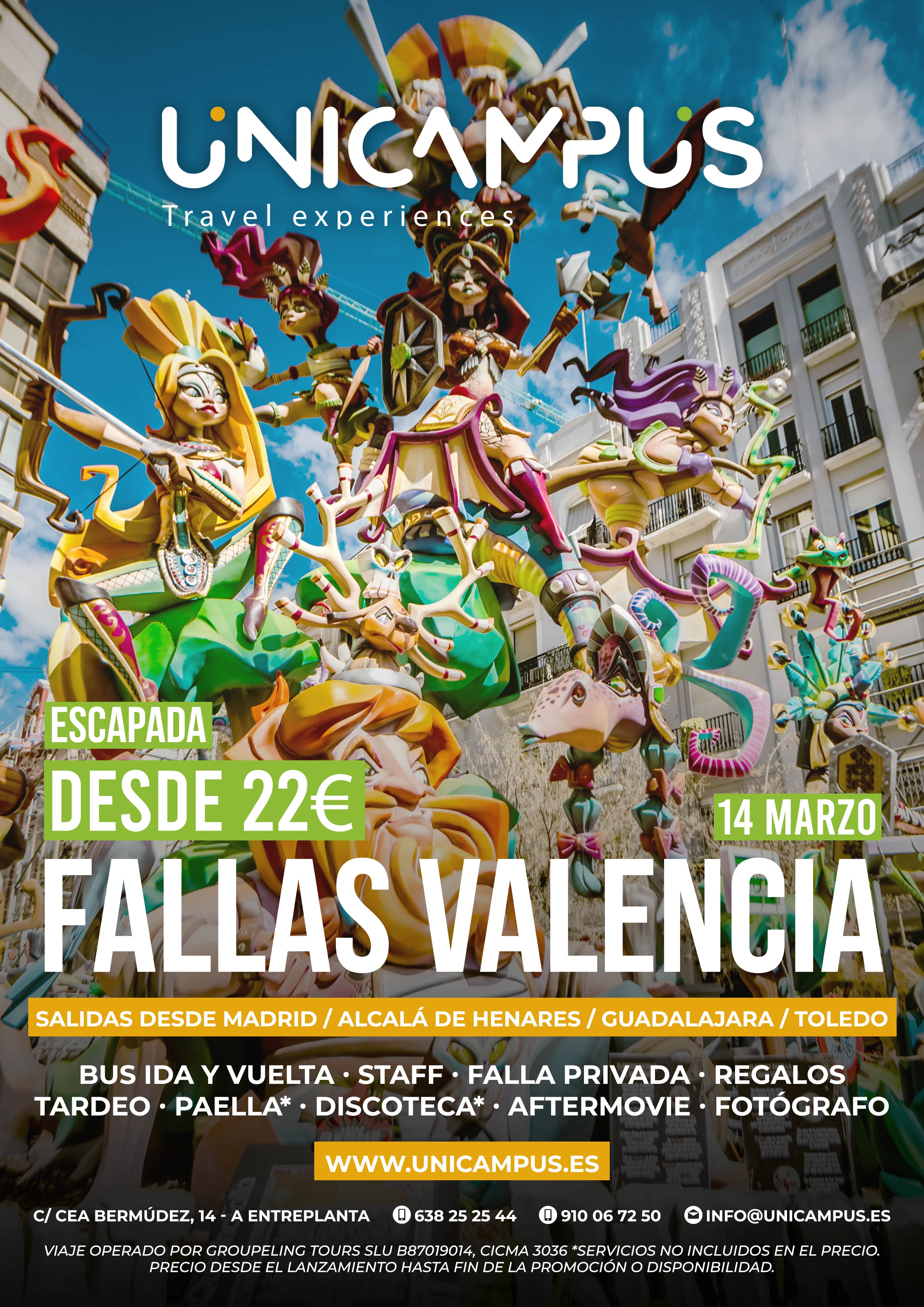 Escapada a las Fallas de Valencia